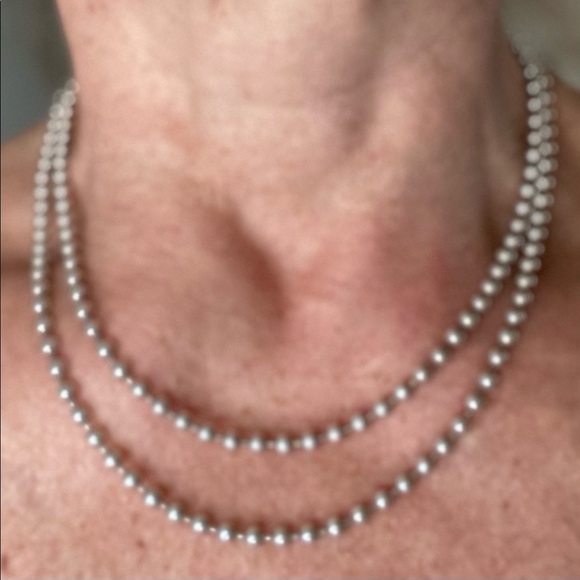 Sterling Silver Beaded necklace/bracelet - Picture 2 of 5